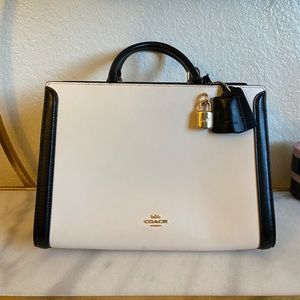 Medium sized Coach top handle purse